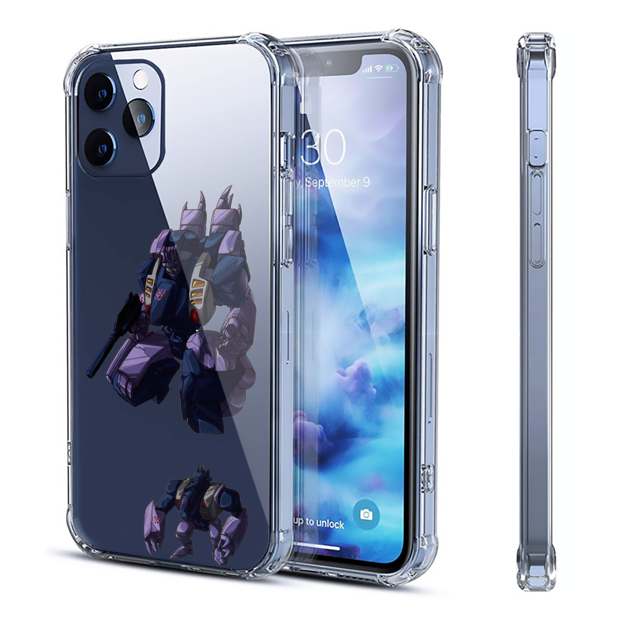 （画像用）  【iPhone 12シリーズ対応】透明スマホケース（クリアソフトケース）